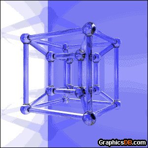 4D Hypercube Animation